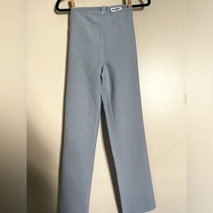 Vintage Powder Blue Straight Leg Trousers